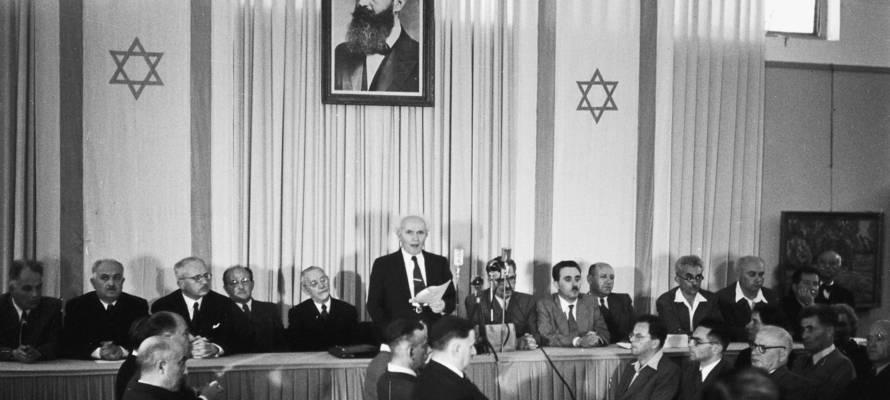 Ben-Gurion declares founding of State of Israel