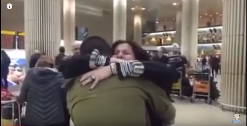Lone soldiers reunite with families