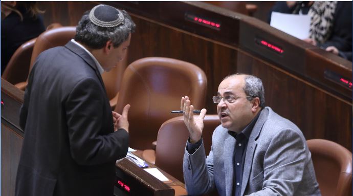 Ahmed Tibi and Ze'ev Elkin