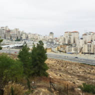 illegal Palestinian construction near Jerusalem