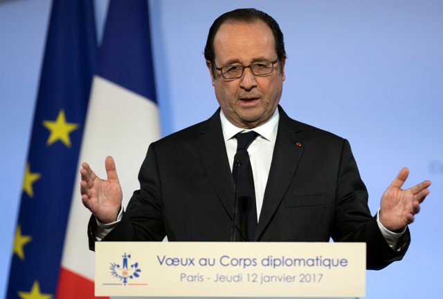 French president Francois Hollande