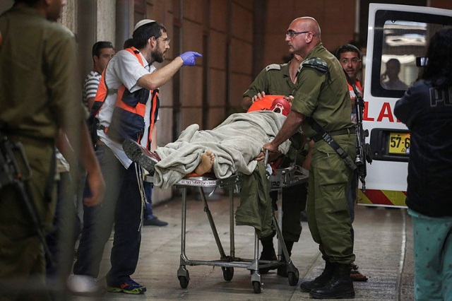 wounded IDF soldier