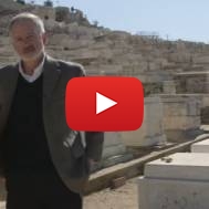 Jeff Daube at Mount of Olives cemetery