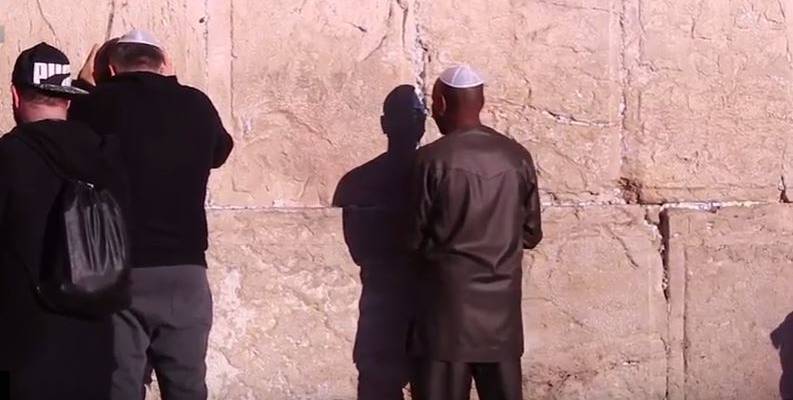 Praying at the Western Wall