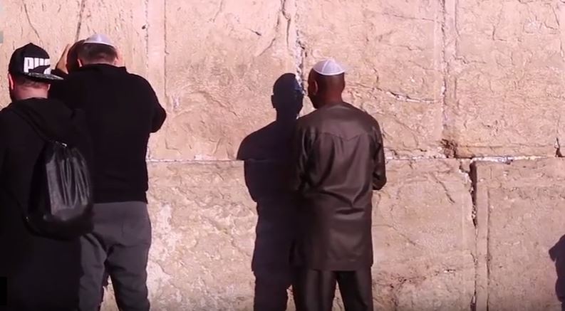 Praying at the Western Wall