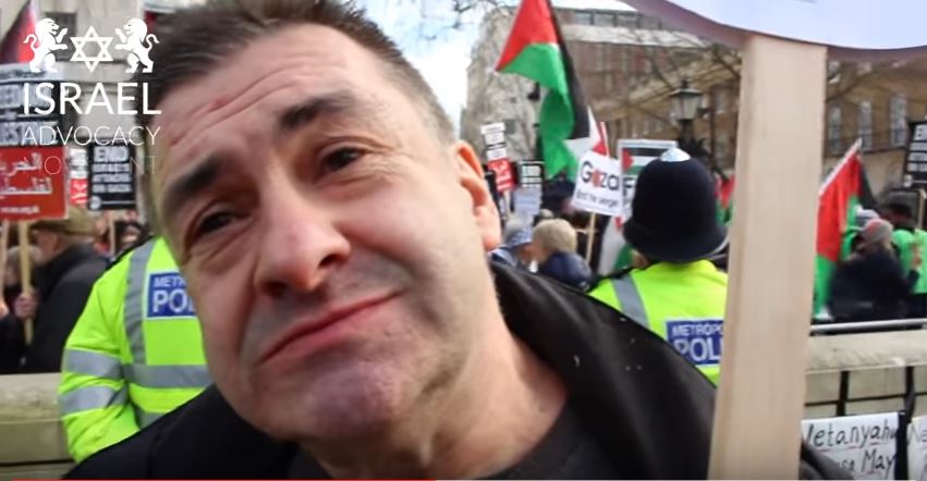 Ignorant anti-Israel protester