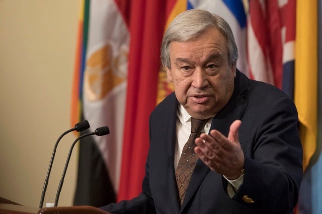 United Nations Secretary-General Antonio Guterres