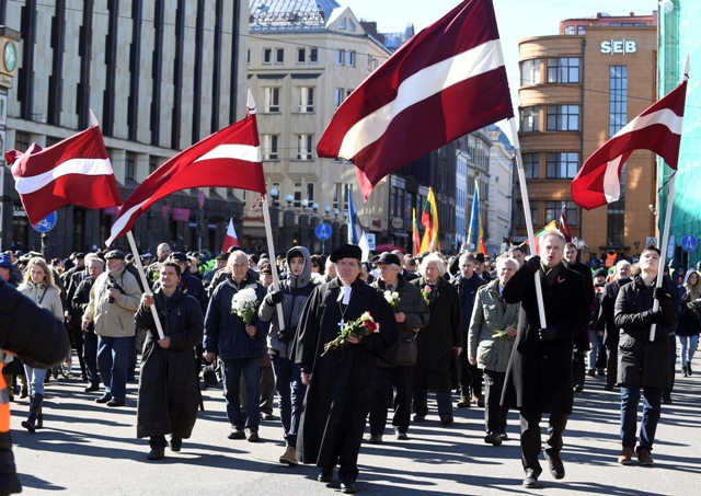 March in Latvia's Capital Pays Tribute to Former SS