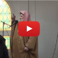 Jordanian Sheikh Muhammad bin Musa Al Nasr at Dar al-Arqam mosque in Montreal