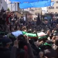 Thousands give Hamas terrorist a hero's funeral