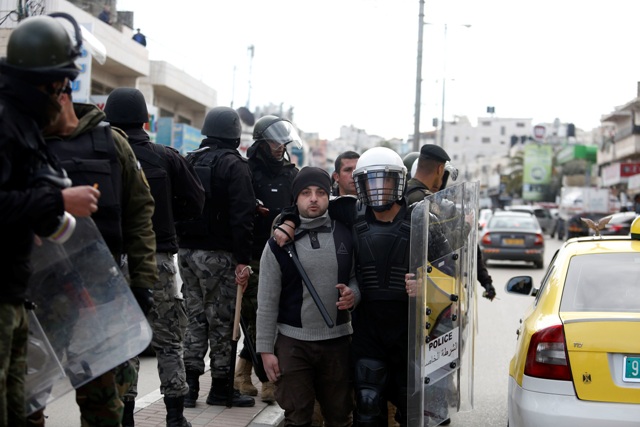 Palestinian police