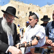 Bar Mitzvah for orphaned boys in Jerusalem