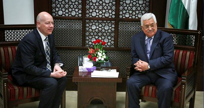Jason Greenblatt and Mahmoud Abbas