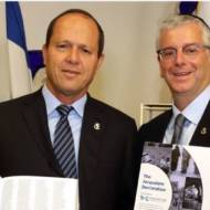 Michael Gerbitz and Nir Barkat