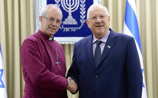 Rivlin & Archbishop of Canterbury Welby