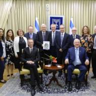 Pres. Rivlin receives special edition of The Lancet