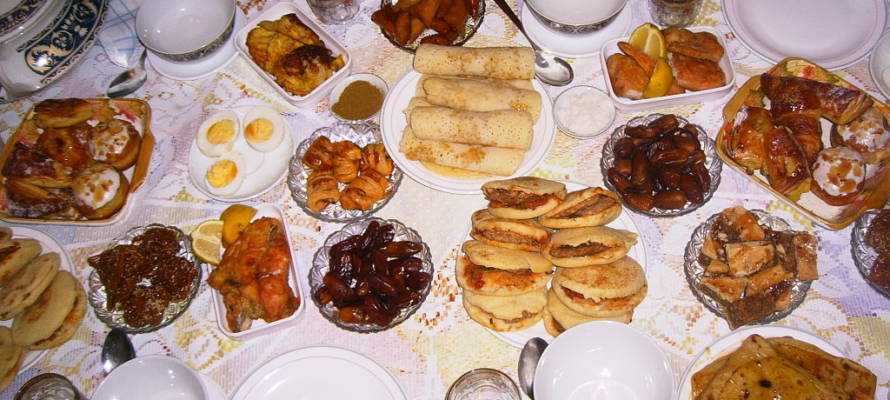 Traditional Ramadan meal