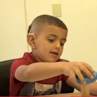 Deaf Palestinian child treated at Israeli hospital