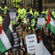 Anti-Israel demo London