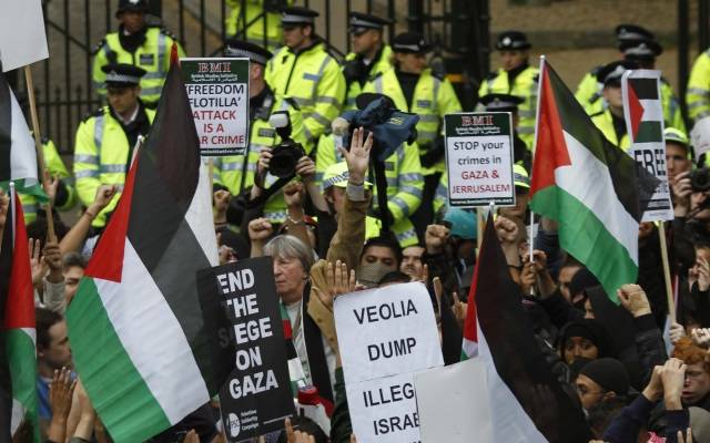 Anti-Israel demo London
