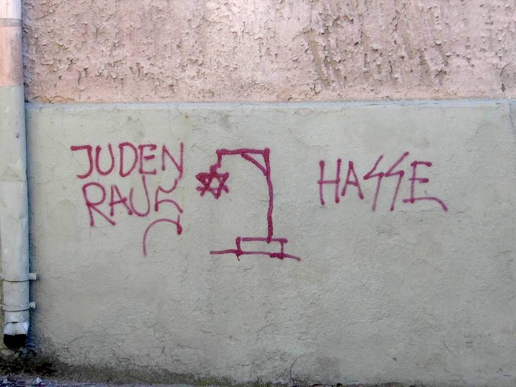 Anti-Semitic graffiti