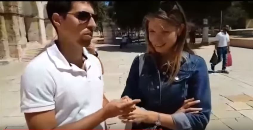 Couple married on Temple Mount