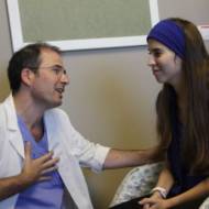 Hadassah Hospital Dr. Jose Cohen and patient Kimberly Winkler