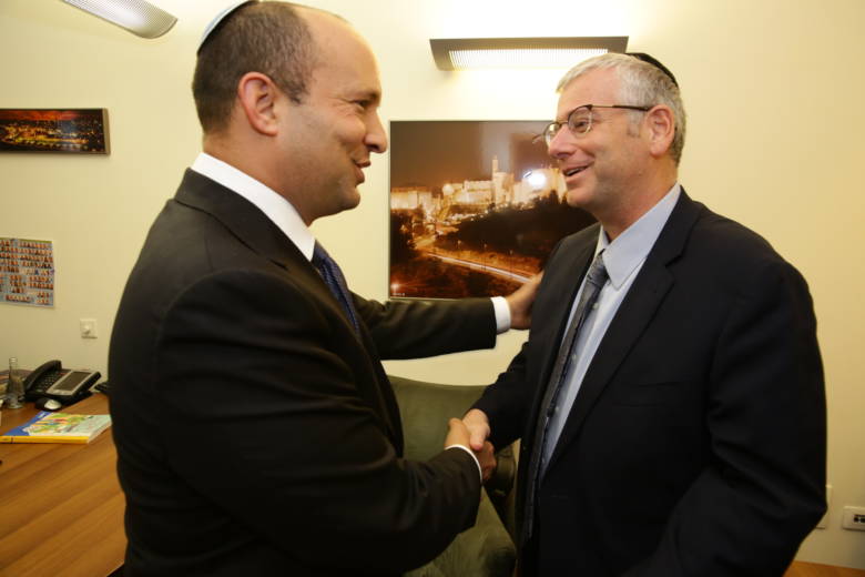 Israeli Education Minister Naftali Bennett and UWI Founder Michael Gerbi