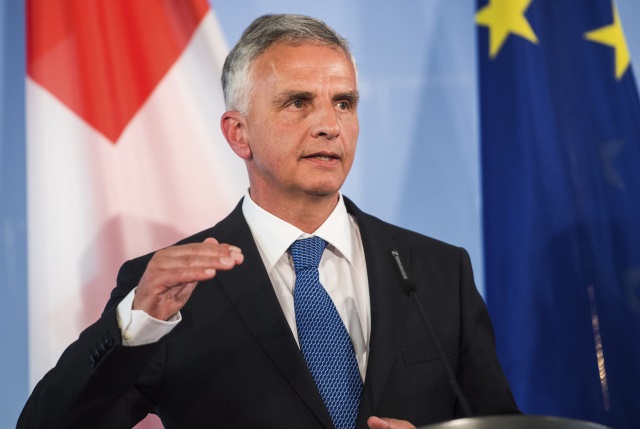 Swiss foreign minister Didier Burkhalter