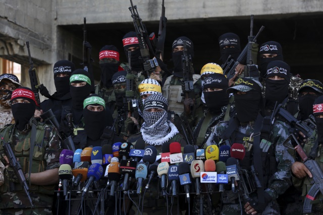 Gaza Hamas press conference