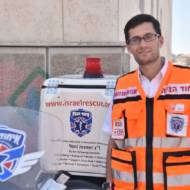 United Hatzalah volunteer Avi Press