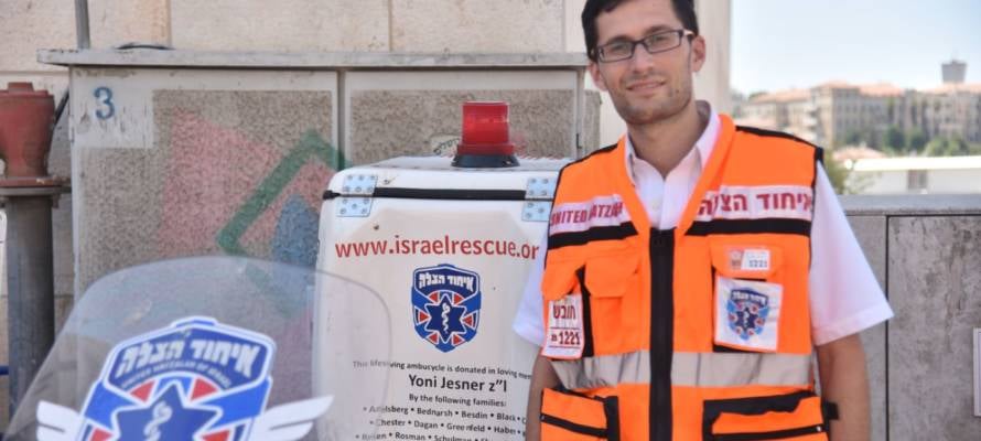 United Hatzalah volunteer Avi Press