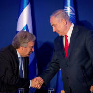 Guterres and Netanyahu