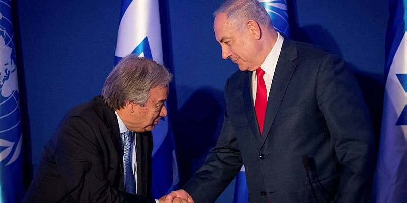 Guterres and Netanyahu