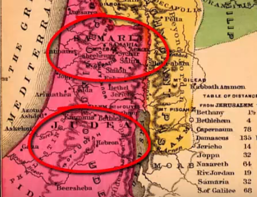 Land of Israel map