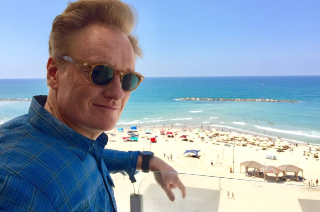 Conan at Tel Aviv's Beach