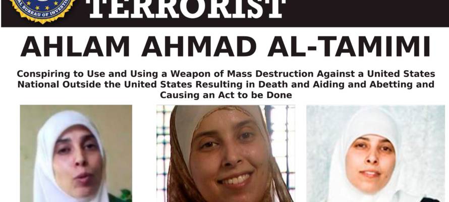 FBI poster for terrorist Ahlam Tamimi (FBI via AP).