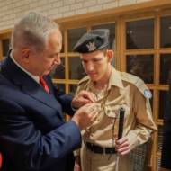 Binyamin Netanyahu and Daniel Defur