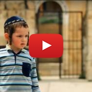 Little Jewish boy in Jerusalem