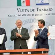 PM Netanyahu and Mexican President Nieto Sign Cooperation Agreement