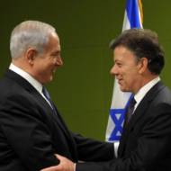 Netanyahu and Santos