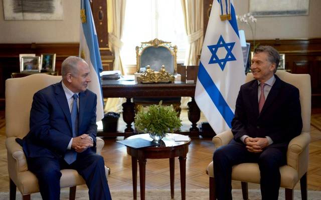 PM Netanyahu and Argentinian President Macri