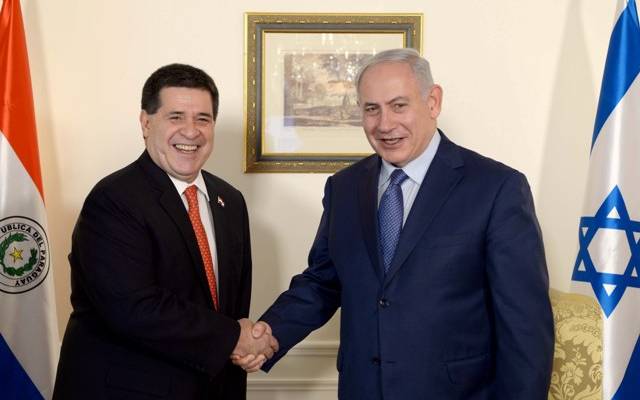 PM Netanyahu and Paraguayan Pres. Cartes