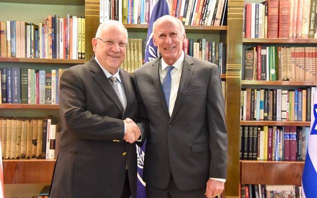 President Rivlin with Dan Coats