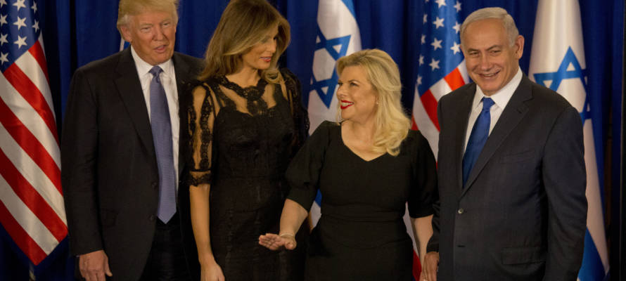 Donald Trump, Melania Trump, Benjamin Netanyahu, Sara Netanyahu