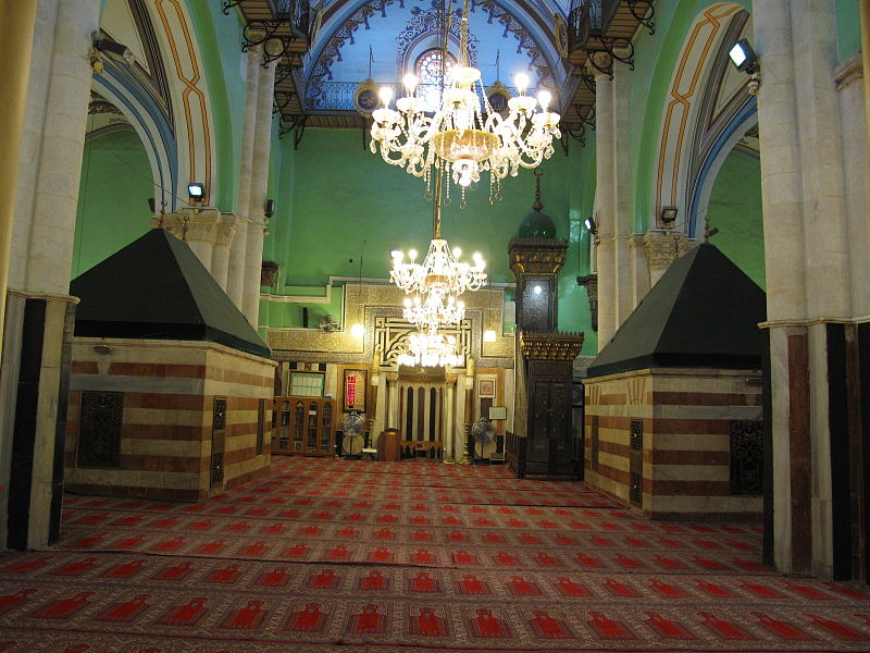 Tombs of Isaac, right, and Rebecca, left