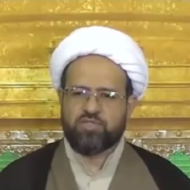 Iranian cleric at New Zealand Quds Event. (screenshot)