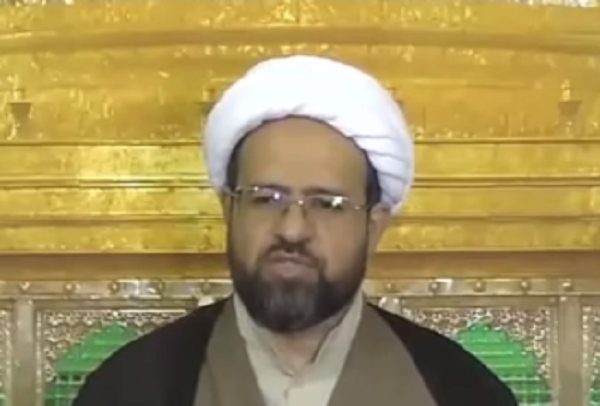Iranian cleric at New Zealand Quds Event. (screenshot)