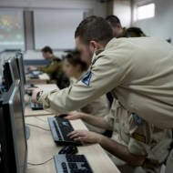 IDF cyber defense cadets. (Cpl. Eden Briand/IDF Spokesperson's Unit)