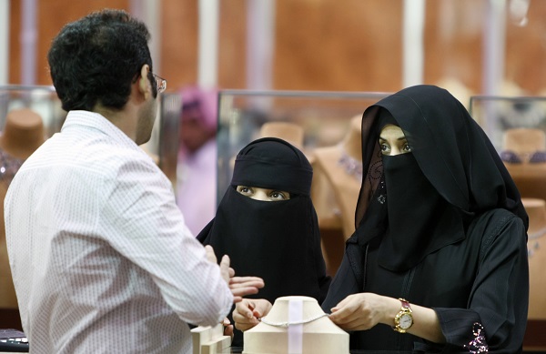 Women living under Saudi Arabia's male guardianship laws. (AP Photo/Hassan Ammar, File)